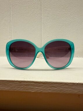 Marc by Marc Jacobs Turquoise Oversized Round Women’s Sunglasses
